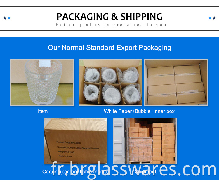 Packing of mouth blown glass hurricane candle holders